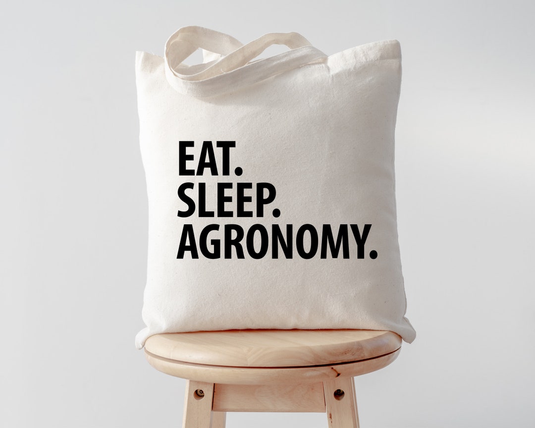 Buy Eat Sleep Agronomy Tote Bag Long Handle Bags 2949 Online in India 