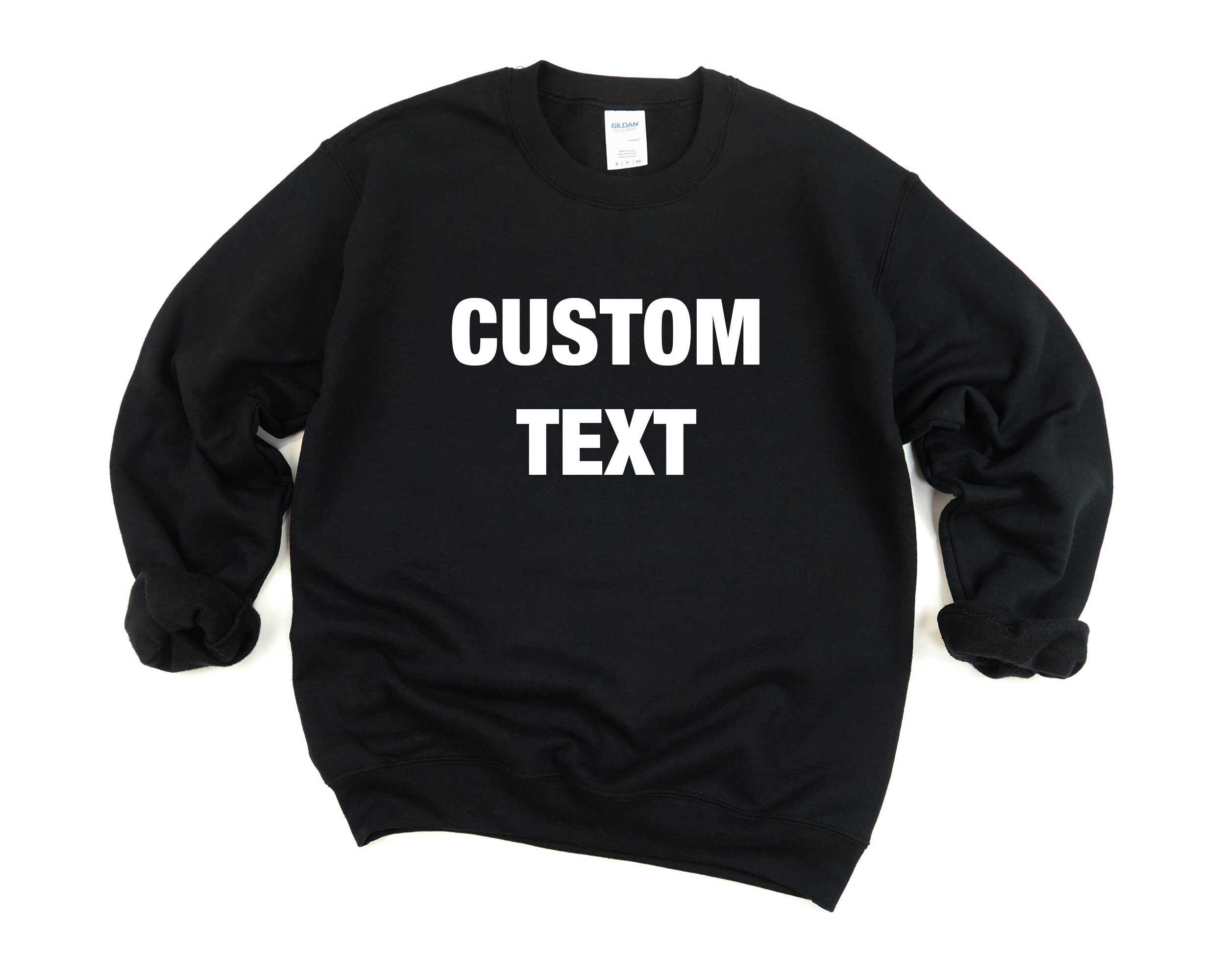 Maglione Personalizzabile Uomo/donna – Aggiungi Testo O Foto, Cotone Morbido, Colletto Tondo, Regalo Originale