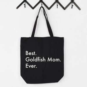 Sac cadeau Goldfish Mom, meilleur sac fourre-tout Goldfish Mom Ever | Sacs à manche long - 3030