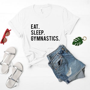 Gymnastics, Gymnastics shirt, Gymnastics Gifts, Eat Sleep Gymnastics Tshirt Mens Womens 612 image 3