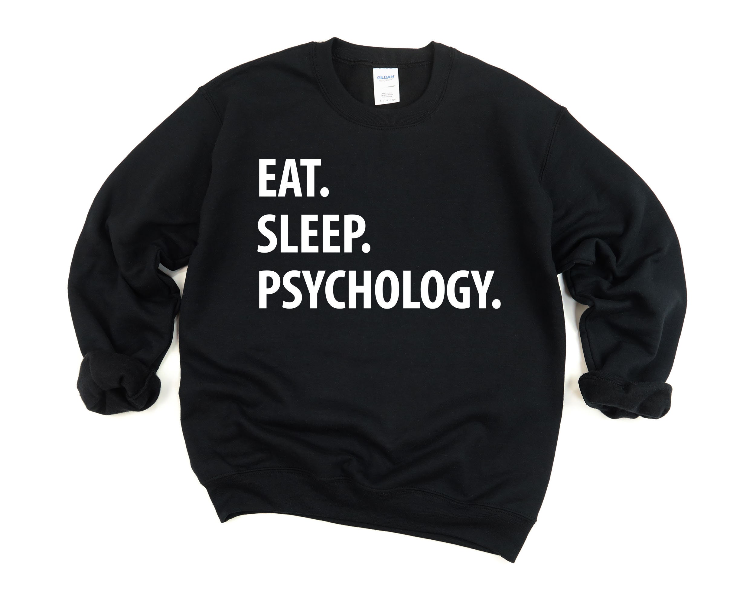 Psych Sweaters Psychology Sweater, Eat Sleep Psychology Sweatshirt Mens Womens Gift ...