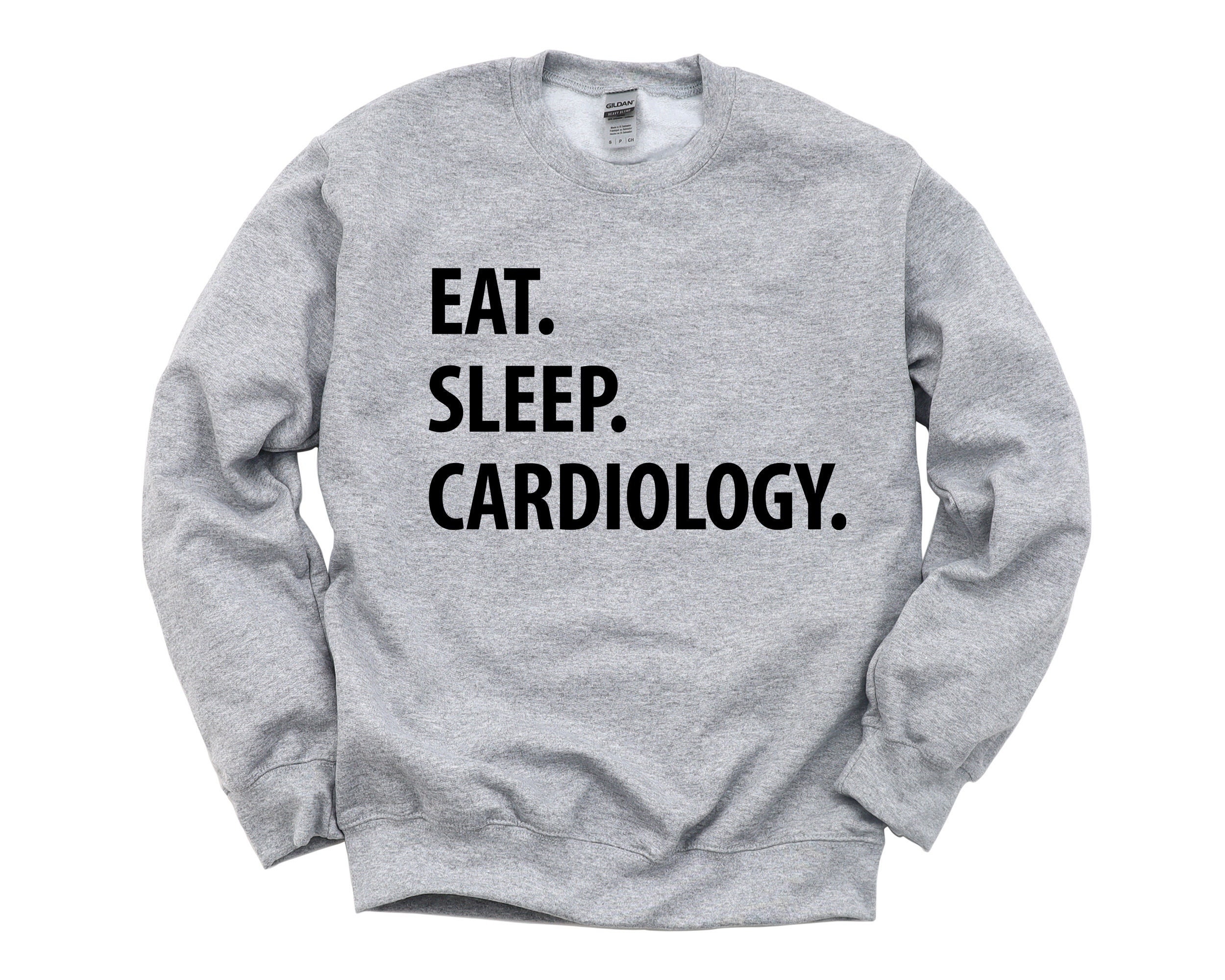 Cardiology Sweater, Cardiologist Gift, Eat Sleep Sweatshirt - 1262