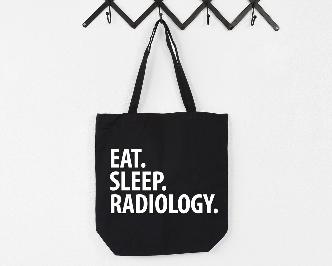 Radiologist Gift, Eat Sleep Radiology Tote Bag Long Handle Bags
