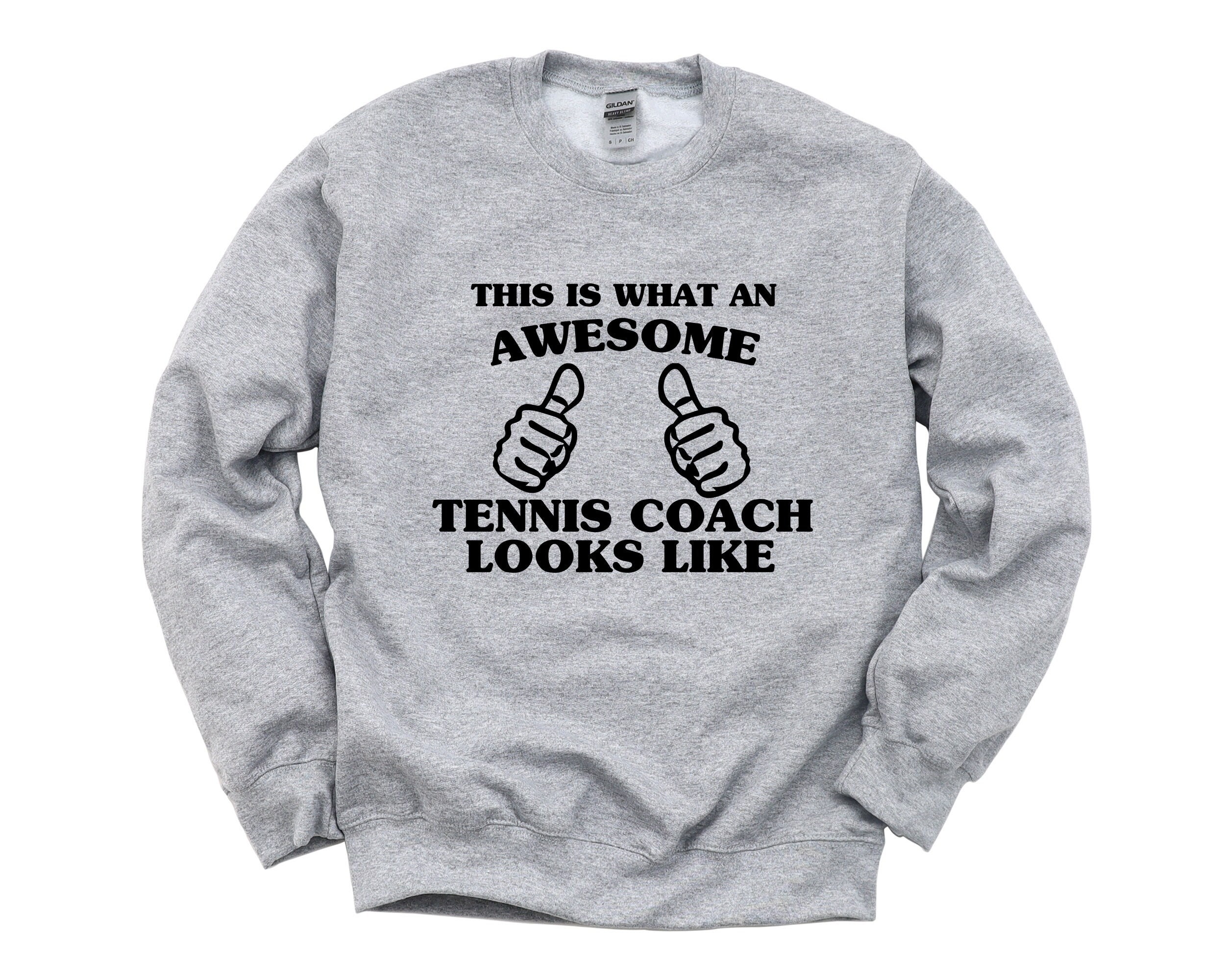 Tennis Coach Sweater Tennis Coach Gift Awesome Tennis Coach - Etsy Hong Kong