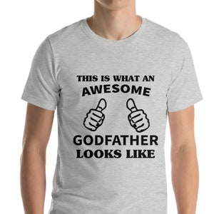 Awesome Godfather T-Shirt, Godfather Shirt Gift for Godfather - 1926