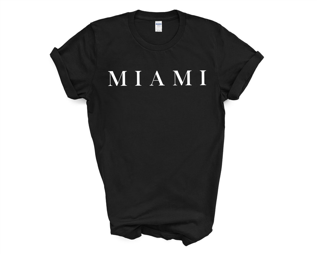 Miami T-shirt Miami Shirt Mens Womens Gift 4196 - Etsy UK