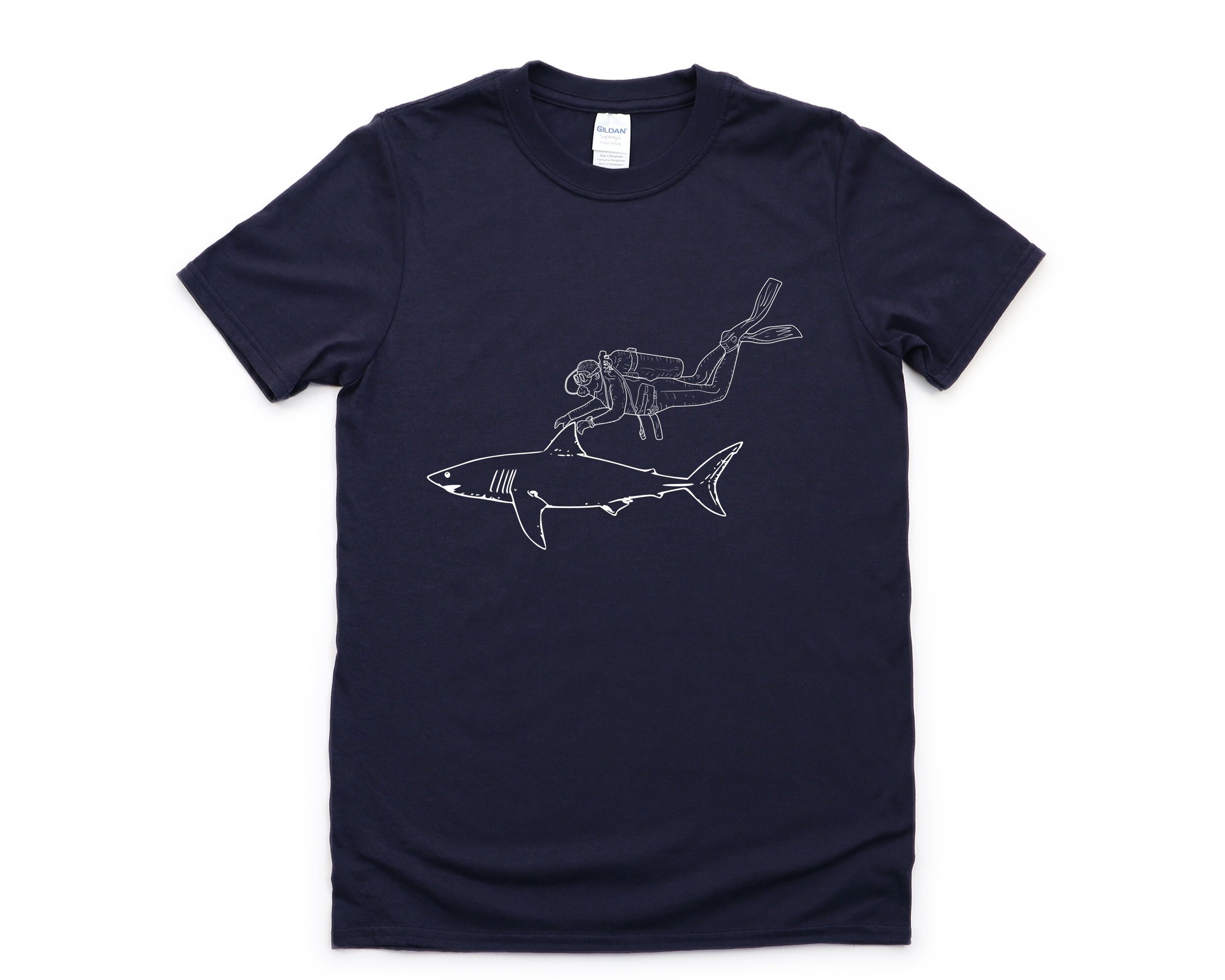 Maglietta Snorkeling Evolution JDM Uomo Donna - T-shirt 100% Cotone Stampata A Tema Immersioni