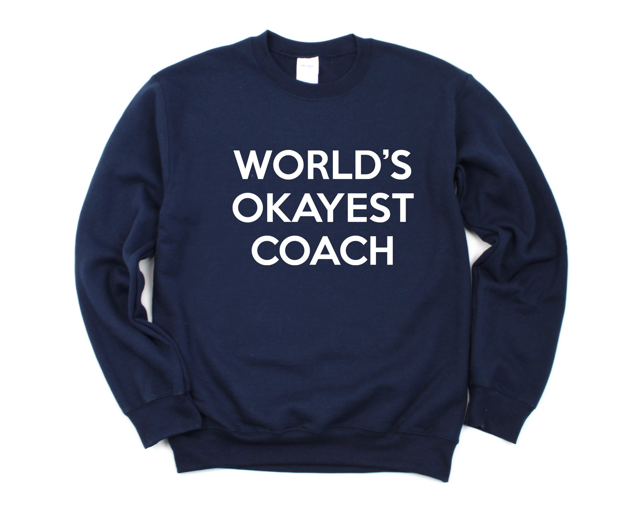 Coach Sweater Gift for Coach World's Okayest Coach - Etsy Hong Kong Coach Sweater Gift for Coach World's Okayest Coach - Etsy Hong Kong