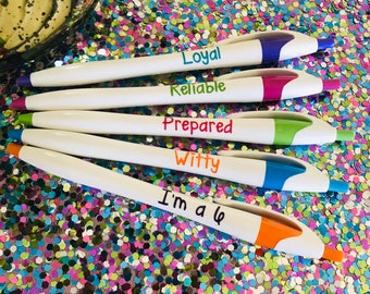 Enneagram pens, enneagram type 6