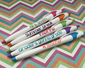 Teacher Pens, teacher gifts , Personalized Pens, Teaching Pens, Teachers