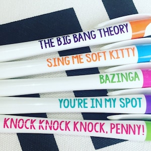 The Big Bang Theory Pens, TV Show Pens