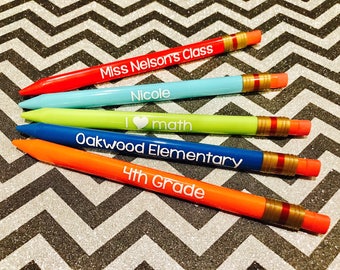 Student Pencils, Back to School Pencils, Personalized Pencils, Student Gifts