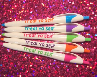 Treat Yo Self Pens, Personalized Pens, Pens