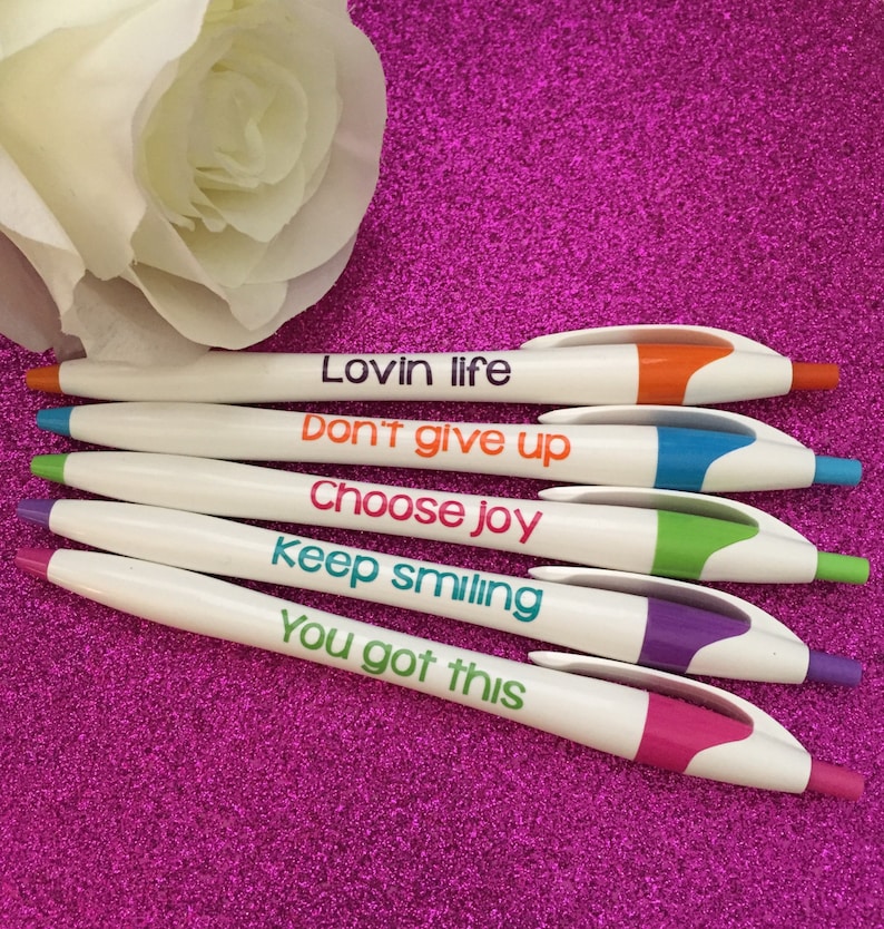 Inspirational Pens Gifts Personalized Pens Inspirational Etsy