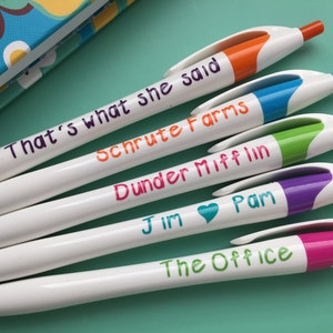 The Office TV show gifts,The Office TV show, Personalized pens