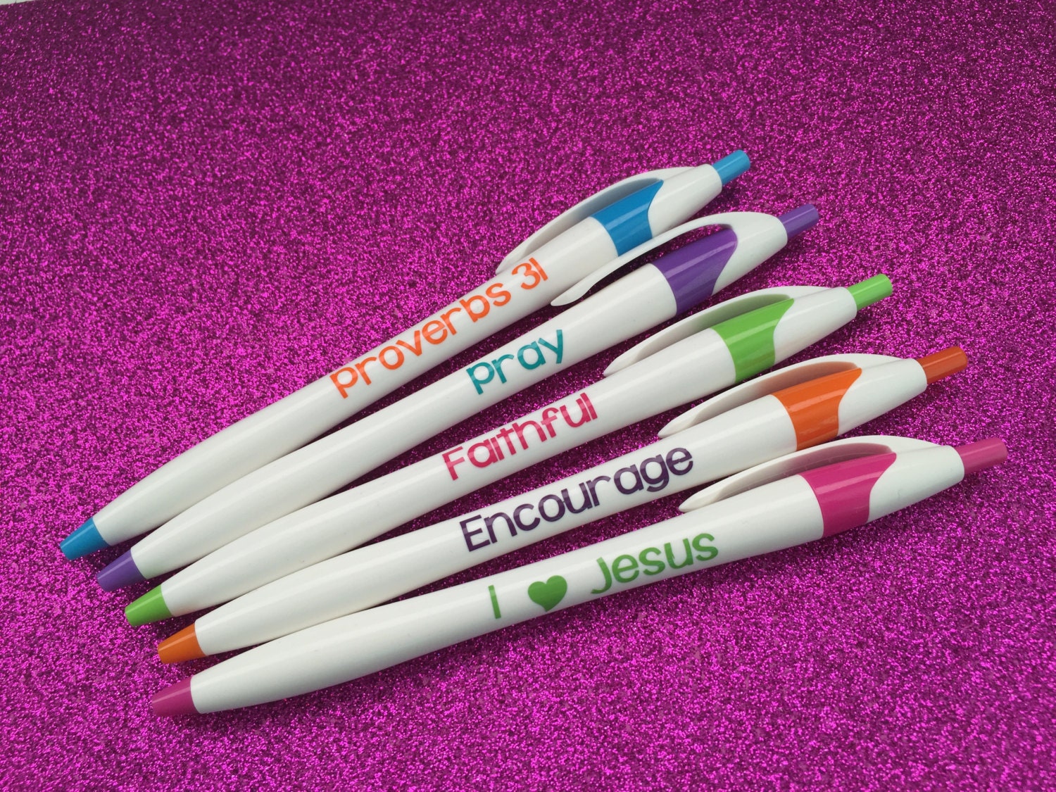 Christian Pens, Faith Pens, Inspirational Pens, Personalized Pens Etsy