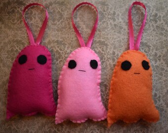 Bright colored Ghost Set-Halloween ornaments-Hippie Halloween
