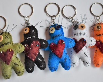 Customize Your Own Resin Voodoo Doll Keychain