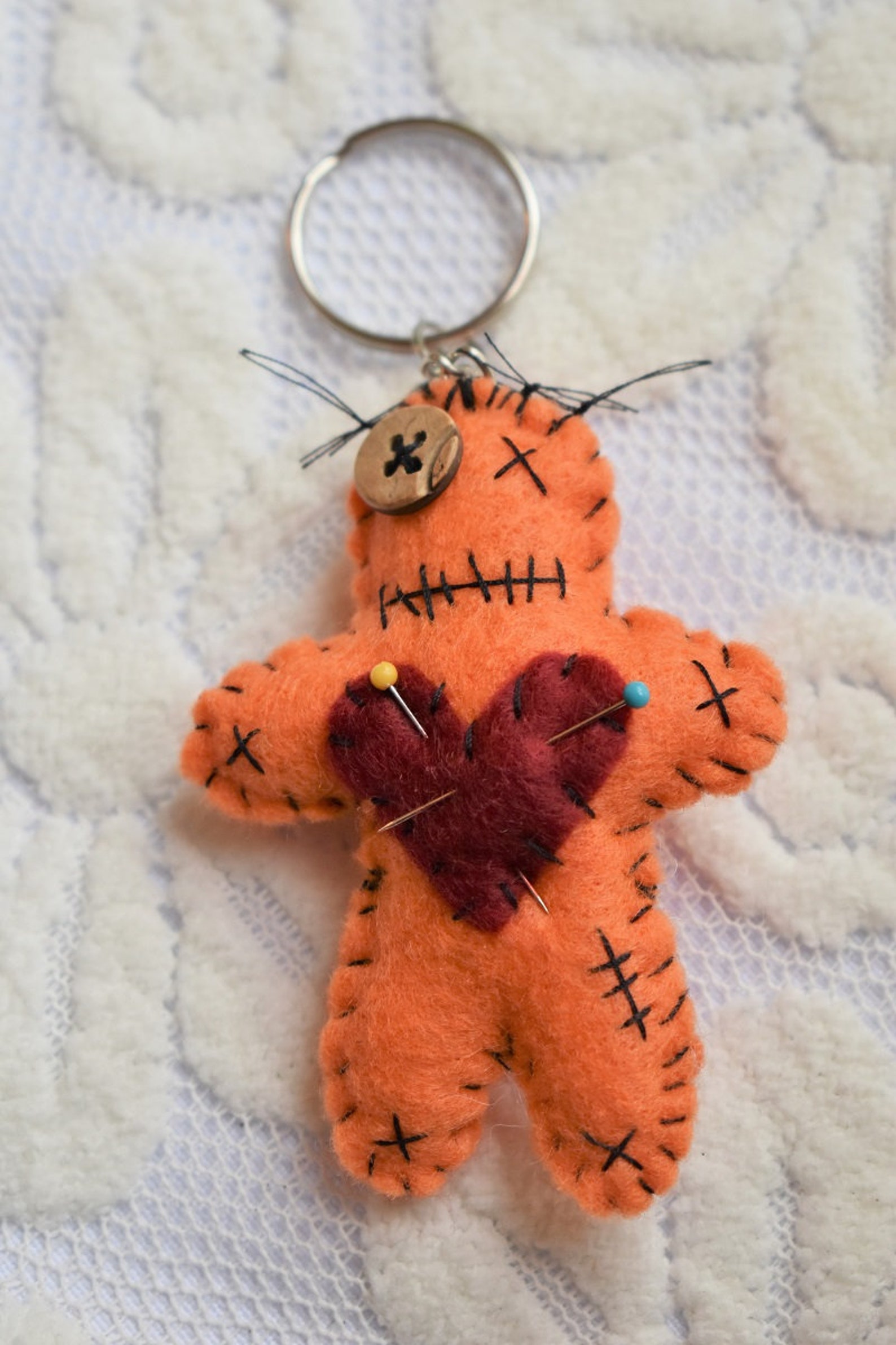 Voodoo Doll Keychainback Pack Charmsmini 3 Inch Voodoo Doll Etsy