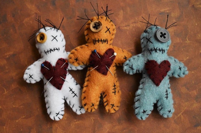 Voodoo Dolls3 Inch Dollshalloween Decorvoodoo Weddingparty Etsy