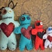 Voodoo dolls-Select a size-Voo doo dolls-Halloween wedding-Halloween decor-Voodoo doll gifts-Choose color and size-Sizes 2in. to 6in. 