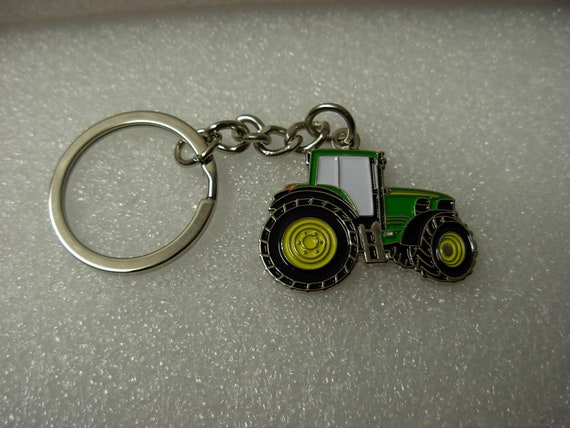 Stainless Steel Tractor Keyring CASE 