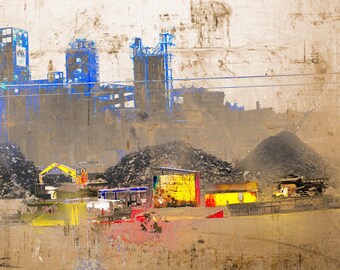 Industrial Landscape 5, No.1 - Limited Edition of 5, factory print