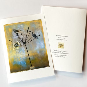 Anemone Botanical Fine Art Cards Sets of 6 cards Frameable as Mini Prints image 2