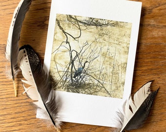 The Heron | Fine Art Cards | Sets of 6 cards | Frameable as Mini Prints