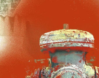 Rensselaer Against the Inferno, limited edition fire hydrant print