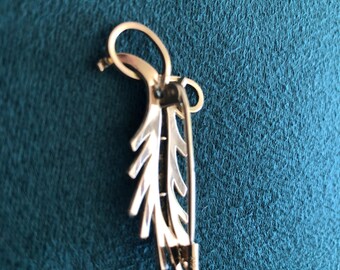 Rare Broche Ancienne Vintage Française - Métal, Sans Marque
