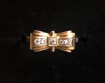 Antiker Knotenring, Art deco