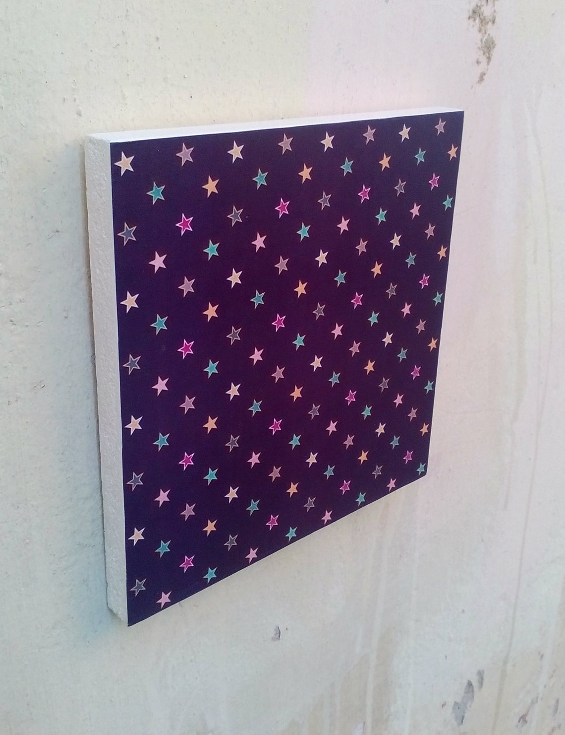 Pattern Wall Art Chipboard Art Print Wall Decor for Home Etsy