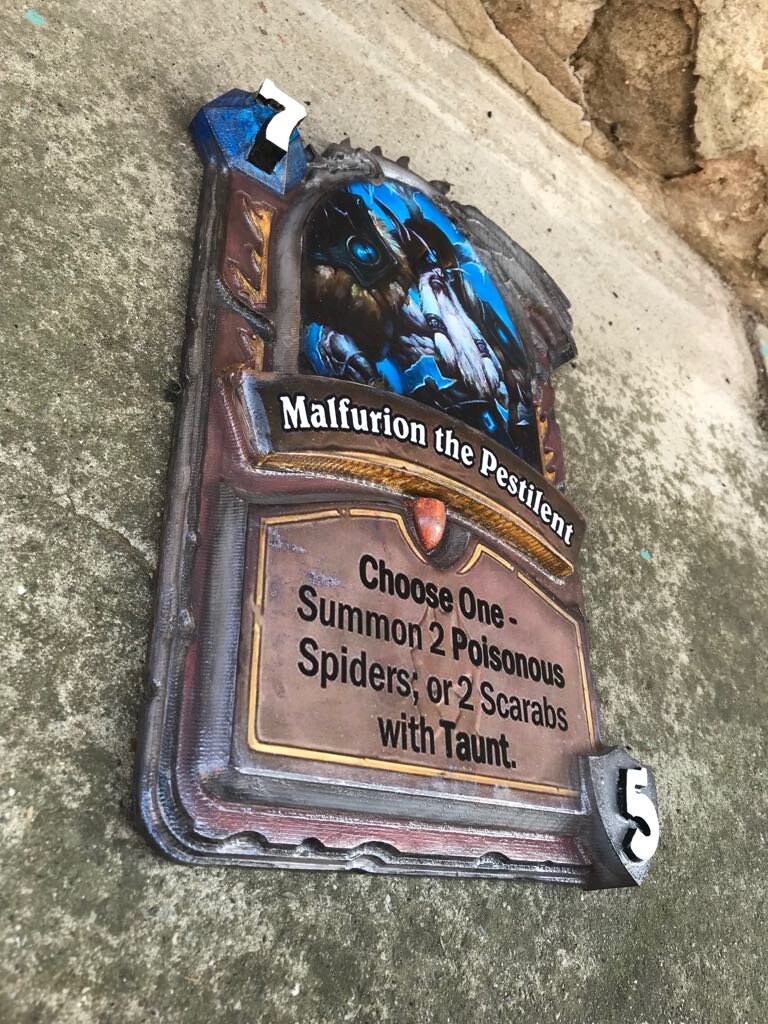 Malfurion the Pestilent Hearthstone Legendary Druid Card - Etsy