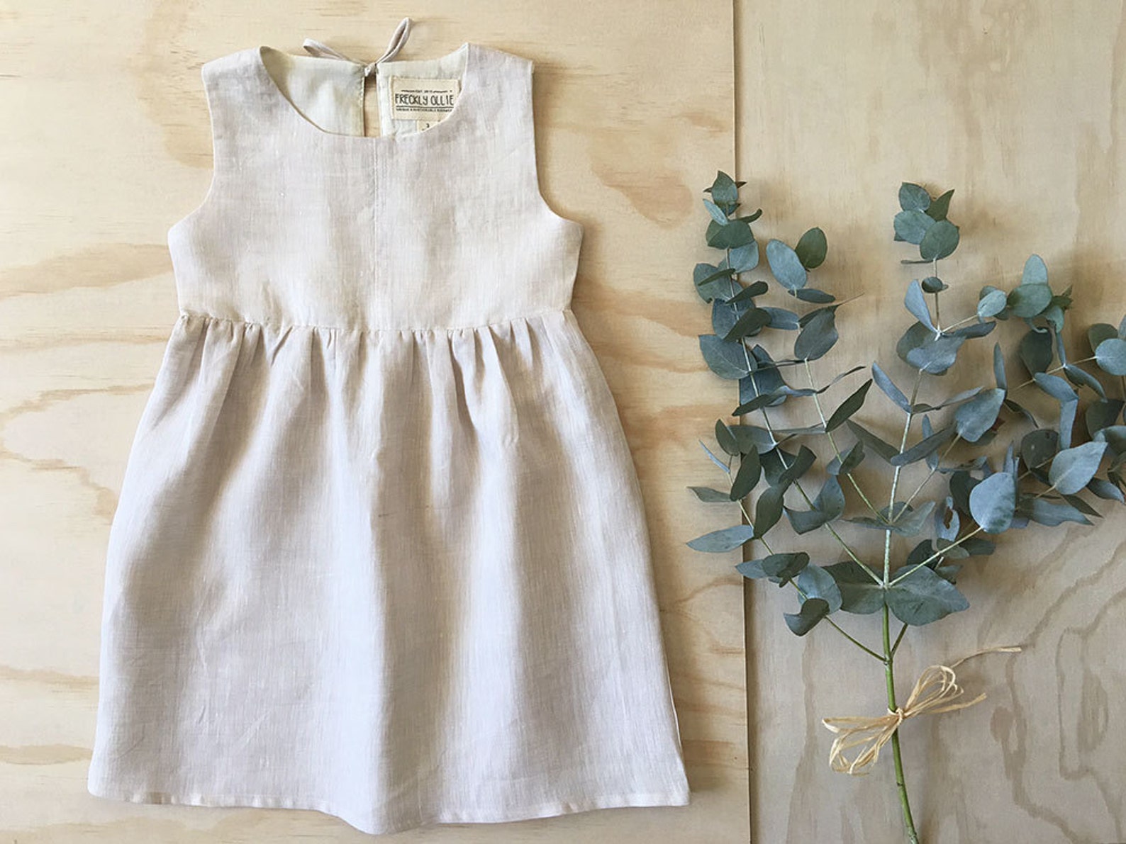 Linen Toddler Dress Sun Dress Flower Girl Dress Baby Doll Etsy
