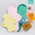 Starter Set 3pcs Cloth Pads : Soft Minky, Bamboo, Zorb Absorbent Layer