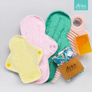 Conjunto inicial com 3 almofadas de pano: Minky macio, bambu, camada absorvente Zorb