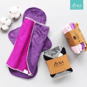 Ai2 PAD, Super Heavy Flow Pads, Cloth Pad Soaker, Cloth Pads Booster, Super Soft Cloth Pads, Minky, Bamboo, Zorb, Easy Care Cloth Pad