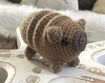 Walter the Wombat Customizable Amigurumi Crochet Plush