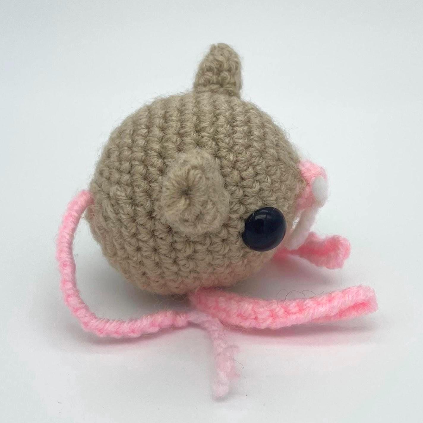 Penelope the Pygmy Jerboa Amigurumi Crochet Plush Desk Pet Animal