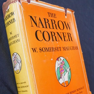 The Narrow Corner (1935) by W. Somerset Maugham - Early printing of Maugham&#39;s novel set in the Dutch East Indies. HC & DJ