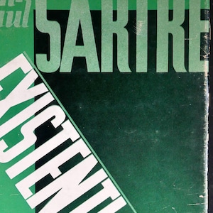 Existentialism (1947) Jean-Paul Sartre - Översatt av Bernard Frechtman. Essä och intervju - Inbunden i skyddsomslaget