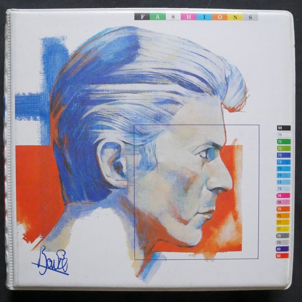 Fashions (1982) David Bowie - Ten 7" Picture Disc Vinyl 45s, Limited edition collectors set. Padded hardcover folder, 21 songs.