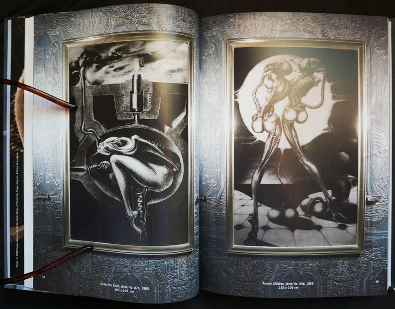H R Giger (2002) av Stanislav Grof & H R Giger - Taschen SC, rikt illustrerad fantasy- och sci-fi-konstnär bakom Alien-serien. bild 6