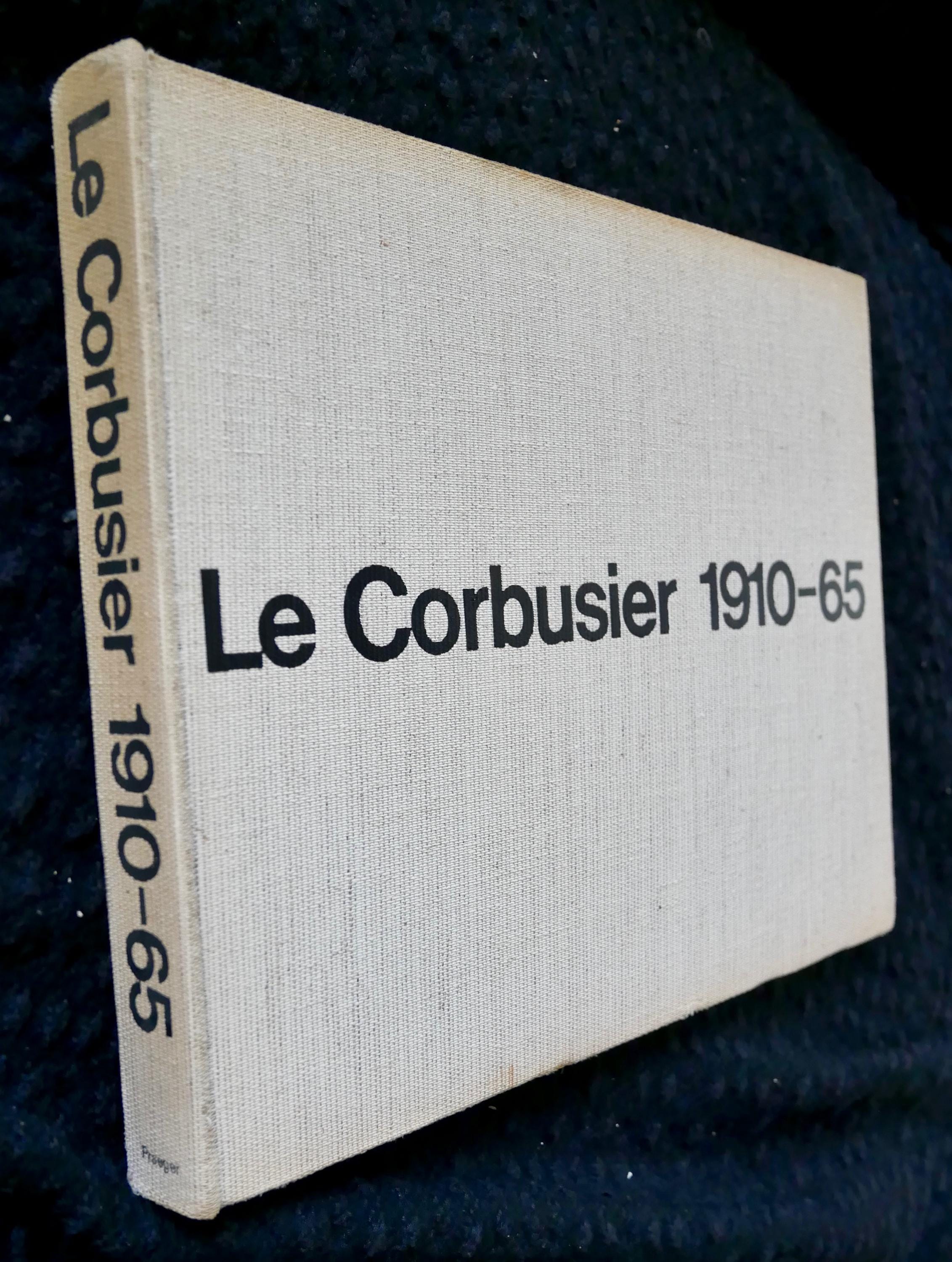 アート・デザイン・音楽 Le Corbusier 1910-65 Le Corbusier 1910-65 (1967) Hardcover Compilation of Corbusier's