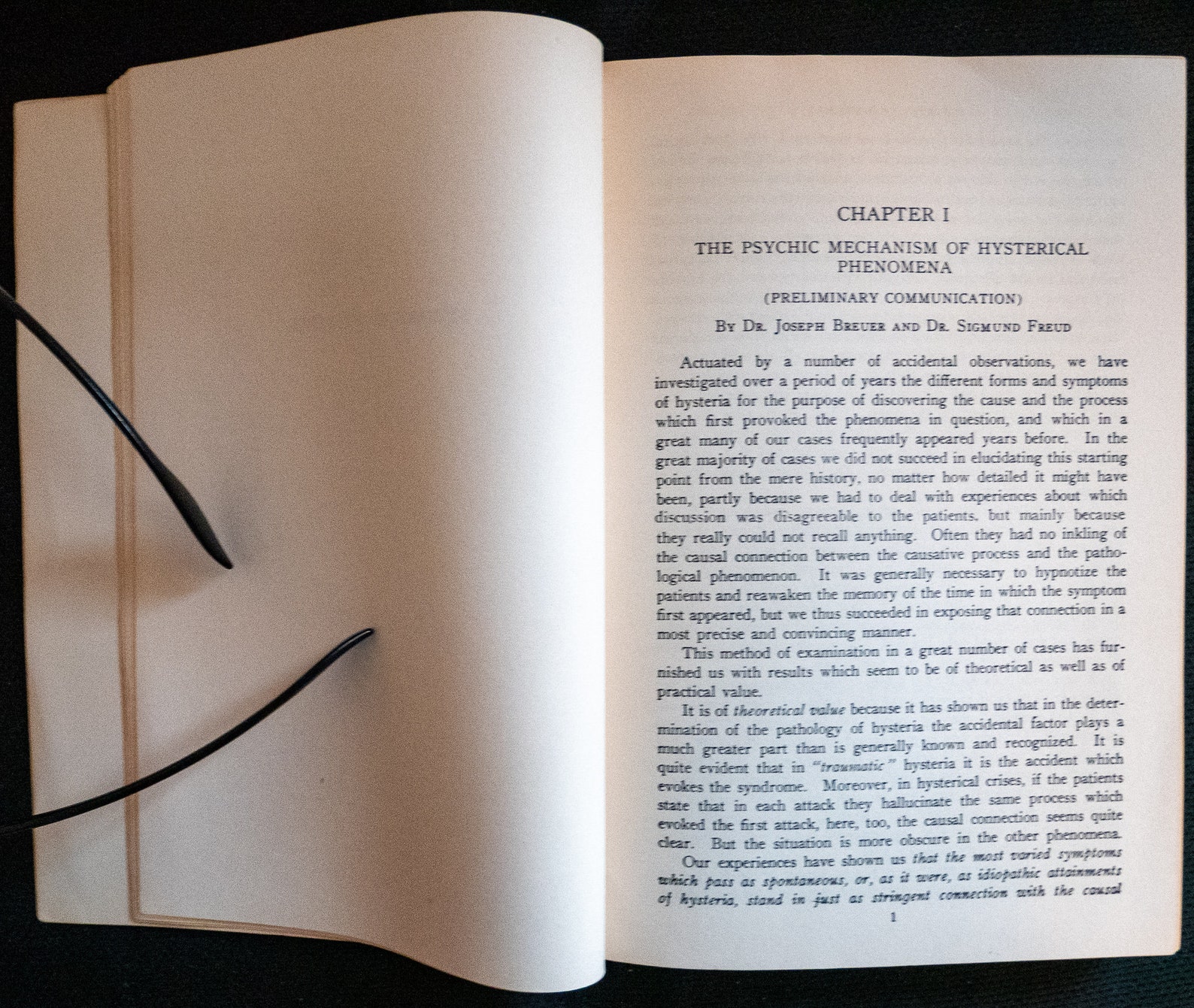 Fragment of an analysis of a case of hysteria summary image