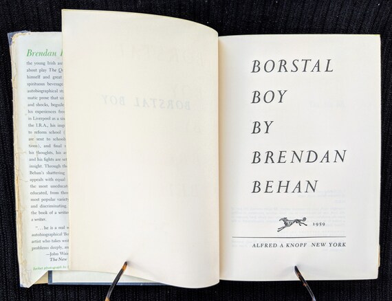 Borstal Boy 1959 By Brendan Behan First Editionsecond Printing - 