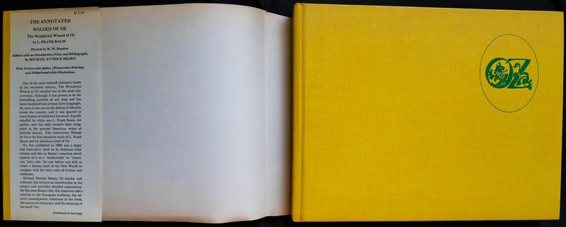 The Annotated Wizard of Oz (1973) by L. Frank Baum & Michael Patrick ...