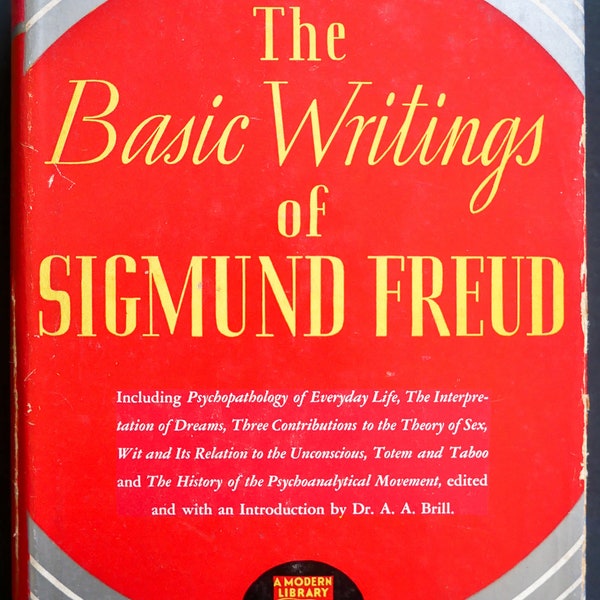The Basic Writings of Sigmund Freud (1938) A Modern Library Giant G-39 - HC/DJ Totem & Taboo, Interpretation of Dreams and others