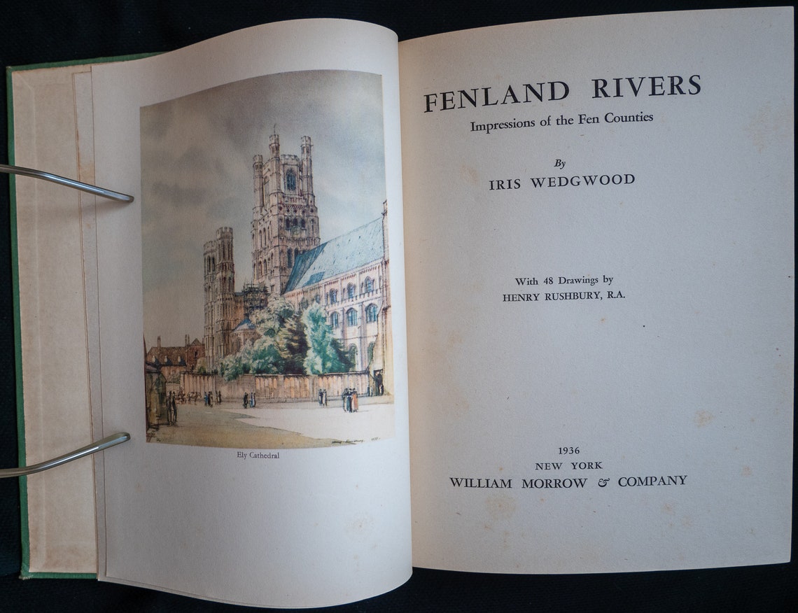 Fenland Rivers 1936 Impresiones de los condados de Fen por | Etsy